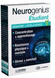 Neurogenius Étudiant 30 Comprimés - Boîte 30 comprimés
