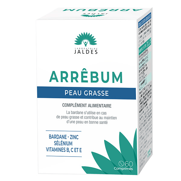 Arrêbum Peaux Grasses 60 comprimés