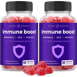 Inmune Boost Gummies Saveur de Framboise 60 Gélules