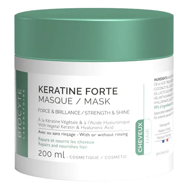 Kératine Forte Masque Force & Brillance Répare Nourrit & Protège les cheveux 150ml