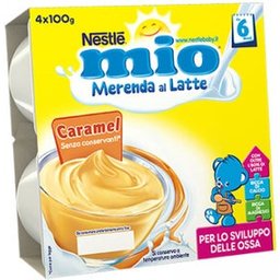 Snack au Lait Goût Caramel 4x100g