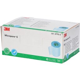 3M™ Micropore™ S Sparadrap adhésif chirurgical 5 cm x 5 m