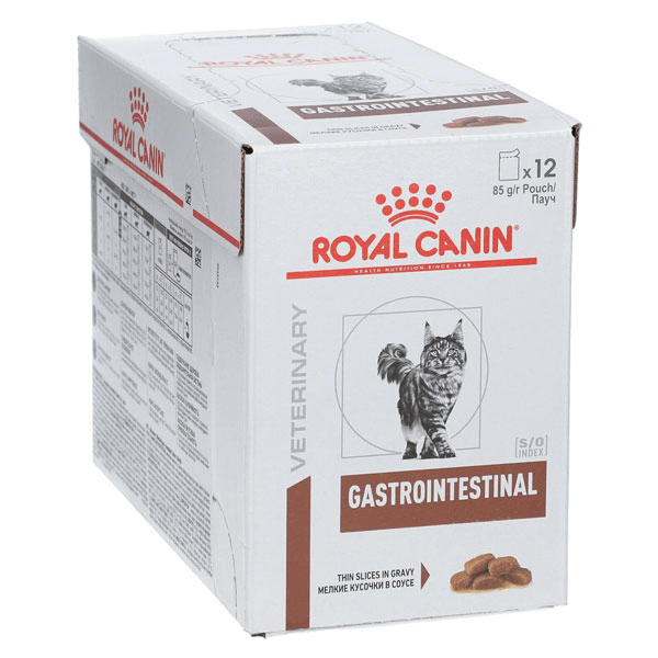 Veterinary Gastro Intestinal Chat Aliment Humide 12 x 85g
