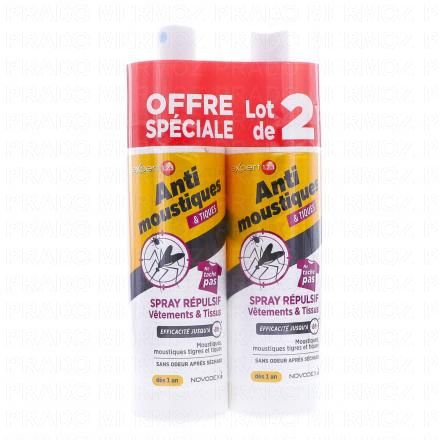 Expert 123 Anti-Moustiques Vêtements et Tissus 2x100ml