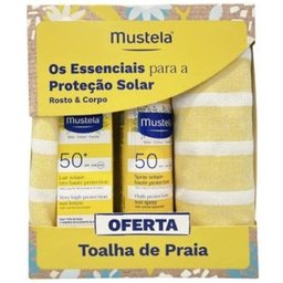 Protector Solar Bebés SPF50 Cara Y Cuerpo 200ml + Leche Facial 40ml + Toalla