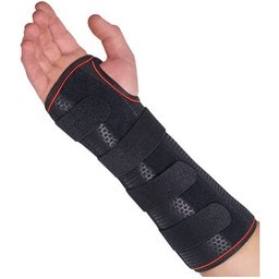 Muñequera Larga Férula Palmar 21-23cm Negra T2 1ud