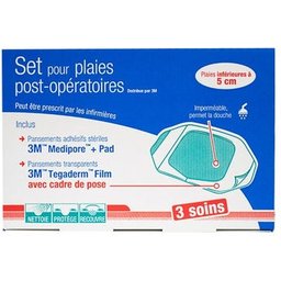 Set Pans Plaie Inf5Cm Soin3