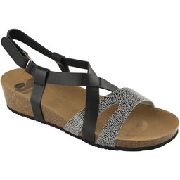 Sandale Cindy Noir Argent Taille 37 1 Paire
