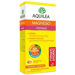 Magnésium + Potassium 28 Comprimés Effervescents