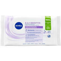 Nivea 3-in-1 Sensitive Lingettes Démaquillantes