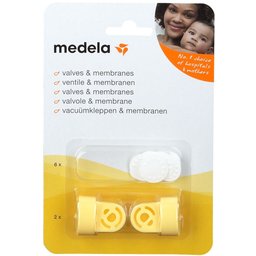 Set de rechange 2 clapets et 6 membranes blanches