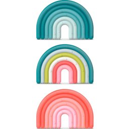 Anneau De Dentition Silicone Arc-En-Ciel +0 Mois Étape 1