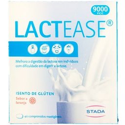 Lactease 9000 FCC Sabor Laranja 40comp