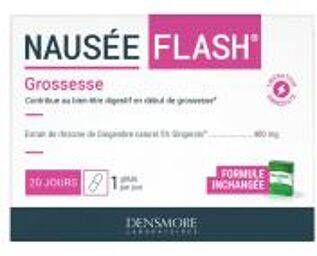 Nauséflash 20 Comprimés - Boîte 20 gélules de 375 mg
