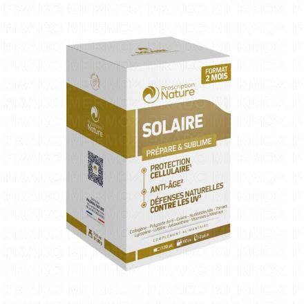 PRESCRIPTION NATURE Solaire Prépare & Sublime x120 gélules