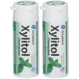 Miradent Chewing Gum Xylitol Menthe Vert