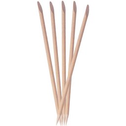 Bâtonnets en bois d’oranger Repousse-cuticules 5 u.