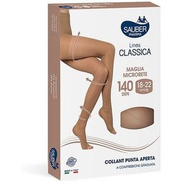 Collant Bout Ouvert 140D Microfilet Neutre Taille 5 1ut