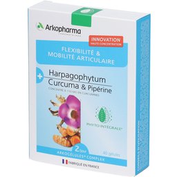 Flexibilité et mobilité articulaire bio Harpagophytum, Curcuma & Pipérine