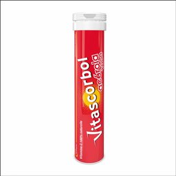 Vitascorbol - Complément alimentaire à base de vitamine C - Acérola - 100% Naturelle - Fatigue et système immunitaire - Programme 18 jours - 18 comprimés à croquer