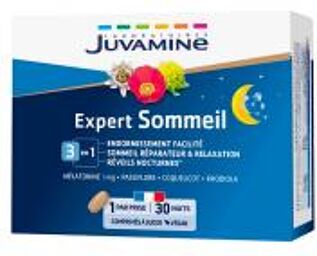 Sommeil 3 en 1 30 Comprimés à Sucer - Boîte 30 Comprimés