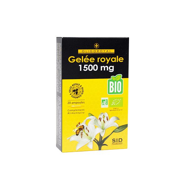 Oligoroyal Gelée Royale 1500mg Bio 20 ampoules