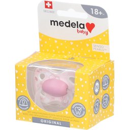 Medela Baby Original Tétine rose poudrée 18 mois et +
