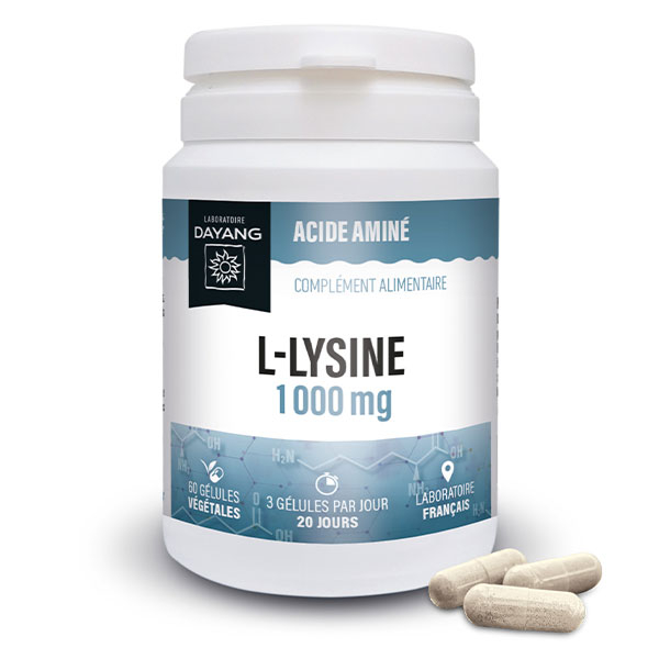 L-Lysine 1000mg 60 gélules