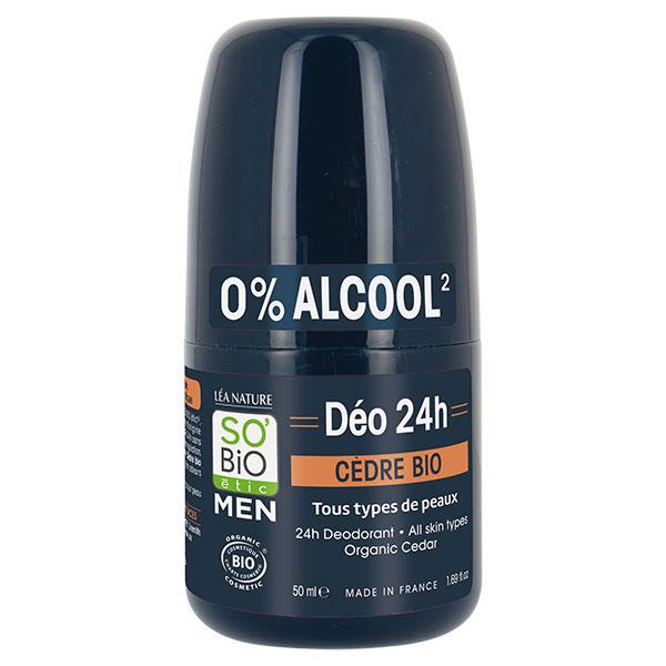 So'Bio Étic Men Déodorant 24h Cèdre Bio 50ml