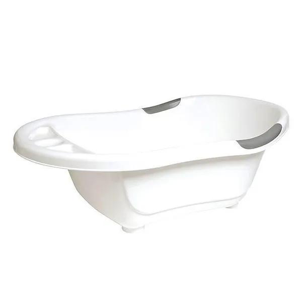 Baignoire bébé 4 mois à 3 ans Trou et bouchon de vidange Coloris Blanche