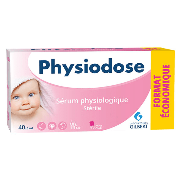 Physiodose Sérum Physiologique Stérile 40 x 5ml