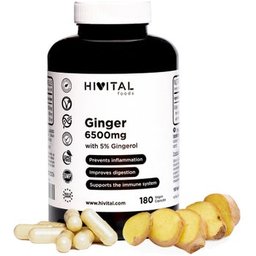 HIVITAL Jengibre 6500 mg 180 cáps