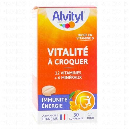 Vitalité - Vitamines et minéraux goût Orange x30 Comprimés