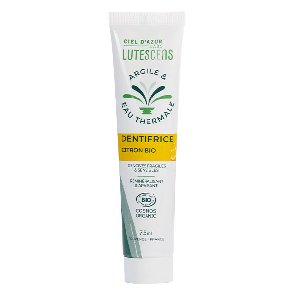 - Dentifrice argile Citron - Bio - 75ml