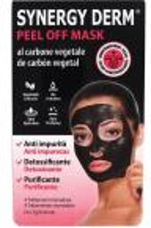 Synergy Derm Peel Off Mask au Charbon Végétal 4 x 7 g - Boîte 4 sachets de 7 g