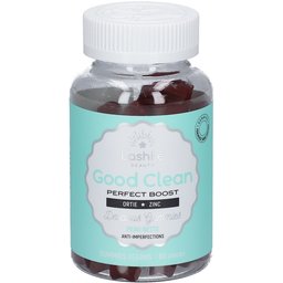 Lashilé Beauty - Good Clean - UNE Peau Éclatante, Saine & Sans Imperfection - Formules sans scures - Cure 1 mois - 60 Gummies - Fabrication Française - Zinc, Ortie, Bardane…
