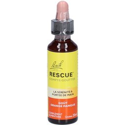 Bach® Rescue® Compte-Gouttes Goût orange mangue