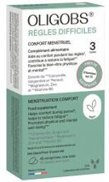 Oligobs Règles Difficiles Confort Menstruel 3 Cycles - Boîte 45 comprimés