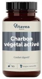 Charbon Végétal Activé 50 Unités - Pot 50 gélules