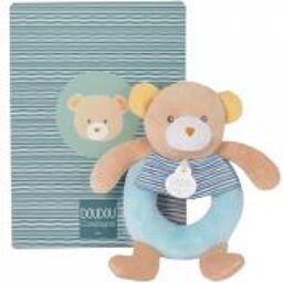 Maé l'Ours Doudou Hochet - Boîte 1 doudou