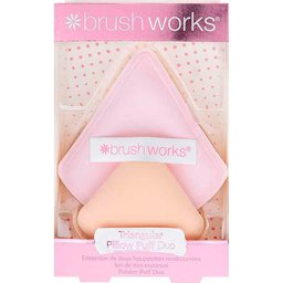 Borla Maquillaje Triangular Acolchada Pack Duo