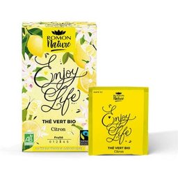 Enjoy Life Thé Vert Citron Bio 16 Sachets
