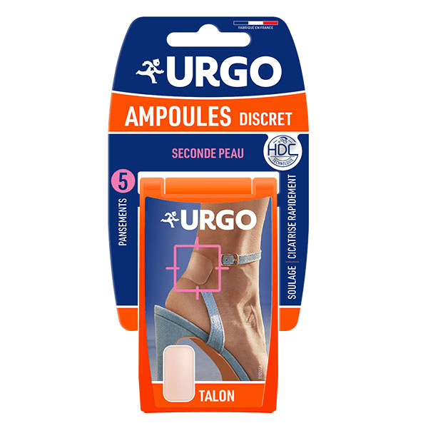 Pieds Mains Ampoules Pansement Hydrocolloïde Talon Moyen Format 5 unités