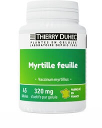 Myrtille feuille 320 mg : Conditionnement - 180 gélules