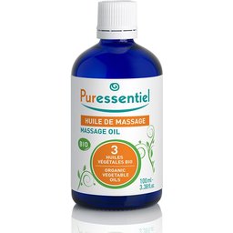 Huile de Massage BIO aux 3 Huiles Végétales