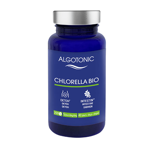 Microalgue Chlorella Bio - Détox - Digestion Amélioré - 200 comprimés