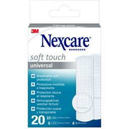 Nexcare™ Pansement doux 20 pcs