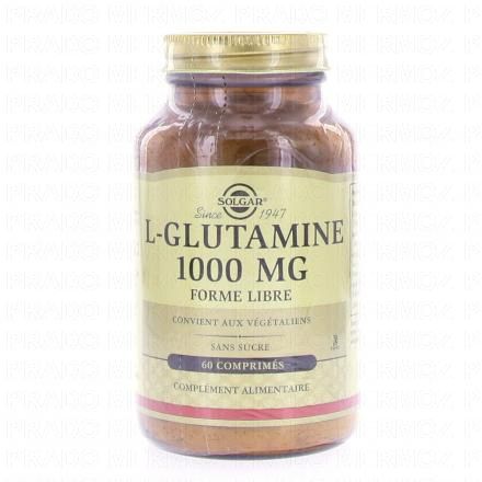 L-Glutamine 1000 mg Forme Libre 60 Comprimés