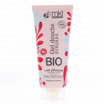 Gel douche Surgras Lait d'Ânesse Bio flacon 200ml