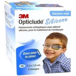 Opticlude Design Boy Mid 5,3Cmx7Cm 50uts